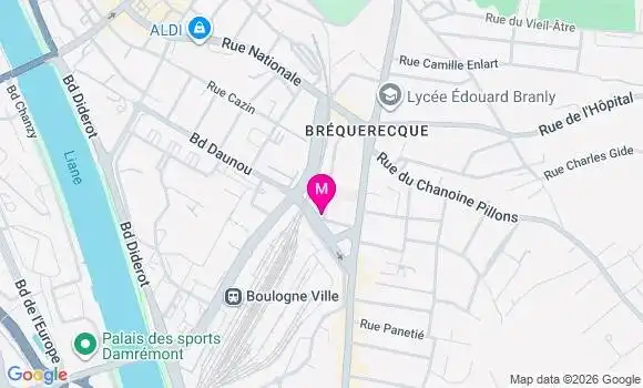 Localisation Carrefour City - 62200