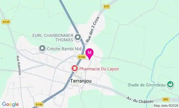 Localisation Martigne Briand - 49540
