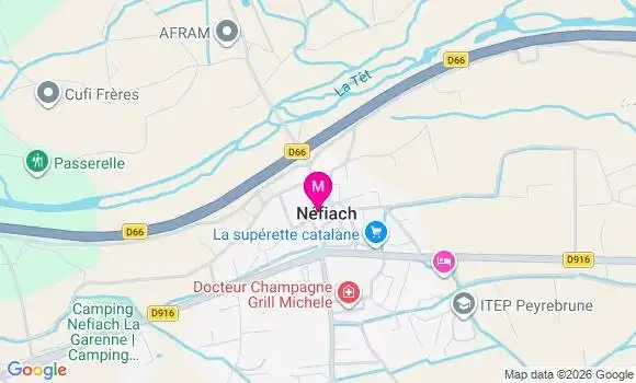 Localisation Nefiach Vails - 66170