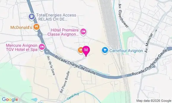 Localisation Hyper Carrefour - 84000