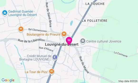 Localisation Carrefour Express - 35420