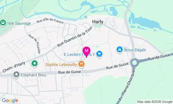 Localisation E.leclerc - 02100