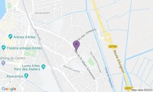 Localisation Arles Griffeuille - 13200