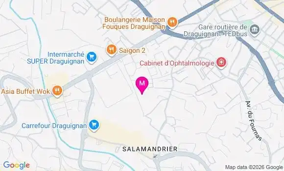 Localisation Carrefour Hypermarche - 83300