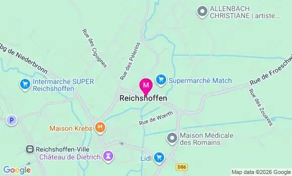 Localisation Reichshoffen Cuirassiers - 67110