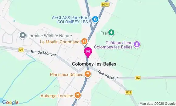 Localisation Colombey les Belles Iii - 54170
