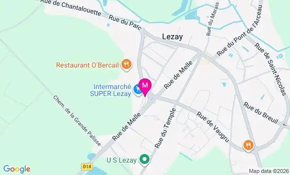 Localisation Intermarches - 79120