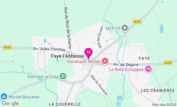 Localisation Vival - 79350