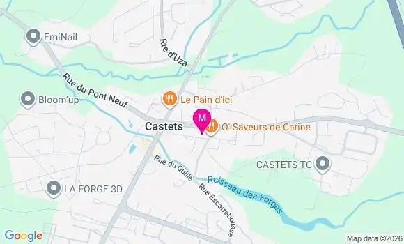Localisation Castets Laudouat - 40260
