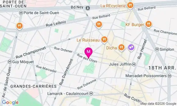 Localisation Coccimarket - 75018