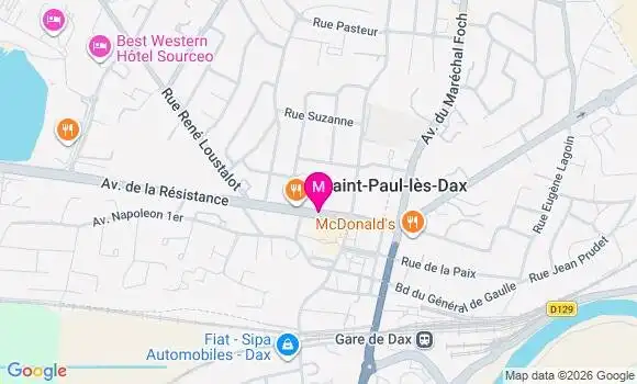 Localisation Carrefour Express - 40990