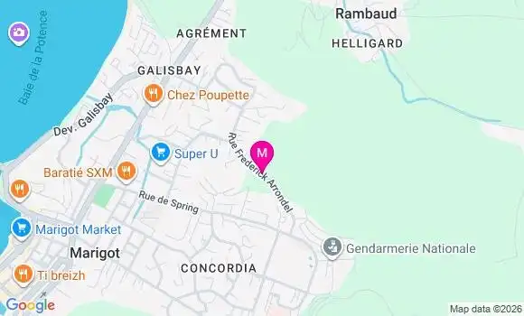 Localisation Test Annexe Saint Martin Marigot - 97150