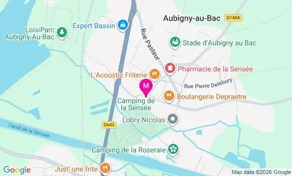 Localisation Aubigny au Bac - 59265