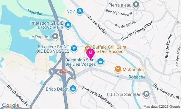 Localisation E Leclerc - 88100