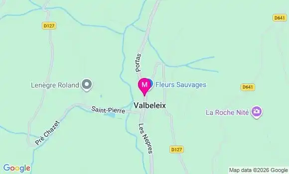 Localisation Valbeleix - 63610