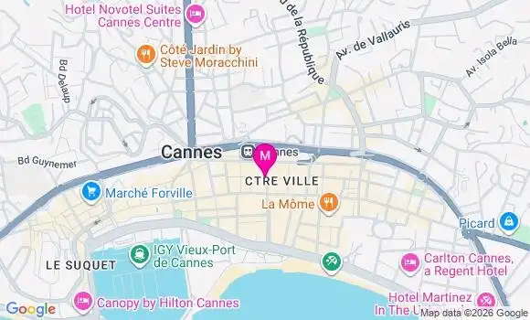 Localisation Cannes Hoche - 06400