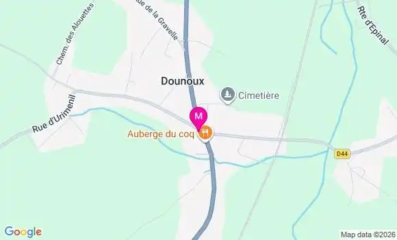 Localisation Dounoux - 88220