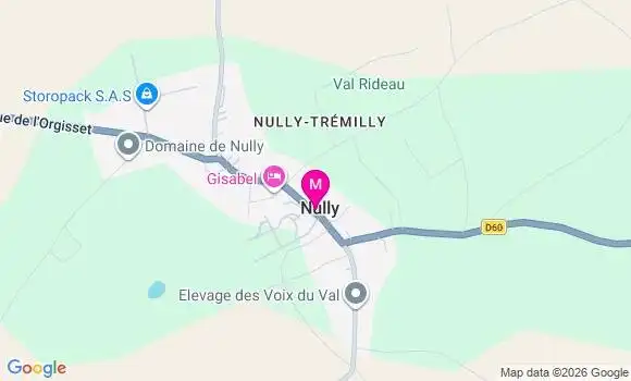 Localisation Nully Tremilly - 52110