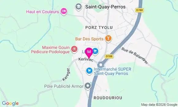 Localisation Intermarche Super - 22700