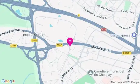 Localisation Rocquencourt - 78150