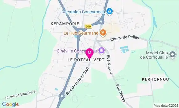 Localisation Les Glenan - 29900