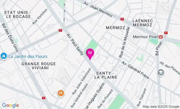 Localisation Lyon Santy - 69008