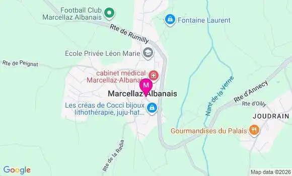 Localisation Marcellaz Albanais - 74150