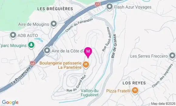 Localisation Mougins Arcades - 06250