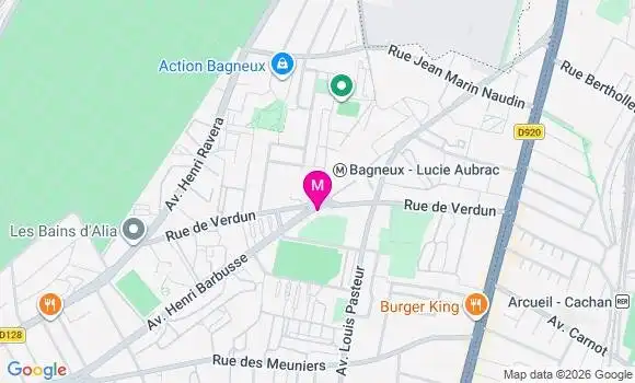 Localisation Bagneux Chateaubriant - 92220