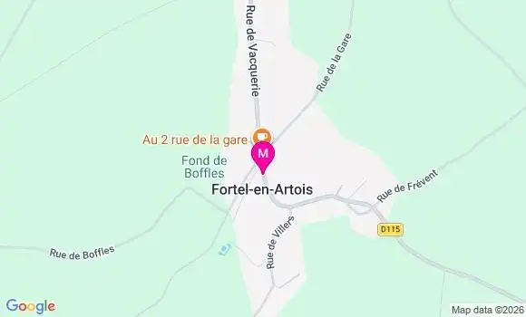 Localisation Fortel en Artois - 62270