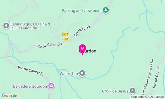 Localisation Gourdon - 06620