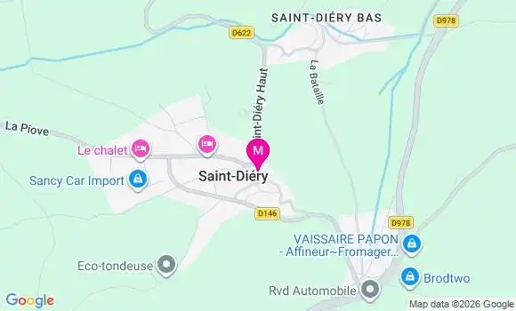 Localisation Saint Diery - 63320
