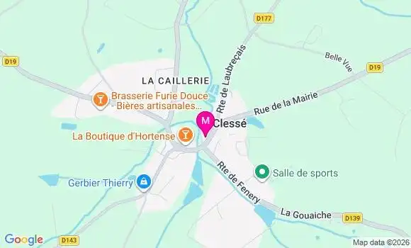 Localisation Clesse - 79350