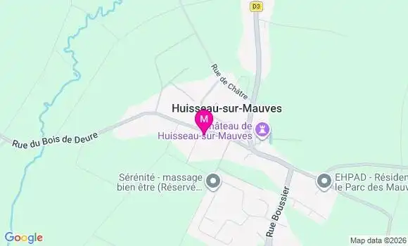 Localisation Huisseau sur Mauves - 45130