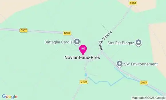 Localisation Noviant aux Pres - 54385