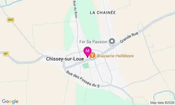 Localisation Chissey sur Loue - 39380