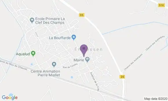 Localisation Istres Entressen Bp - 13118