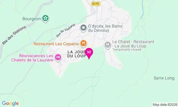 Localisation La Joue du Loup - 05250