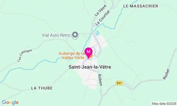 Localisation Saint Jean la Vetre - 42440