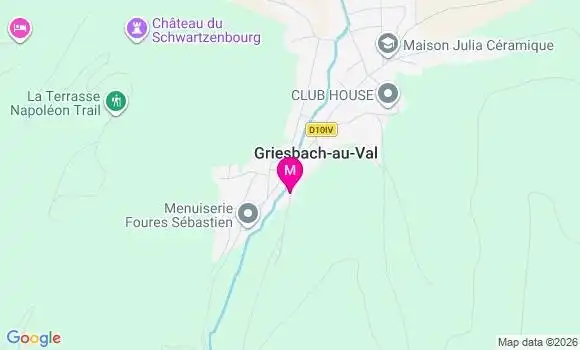Localisation Griesbach au Val - 68140