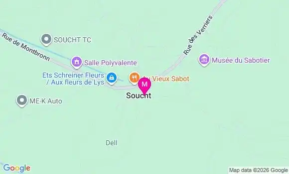 Localisation Soucht - 57960