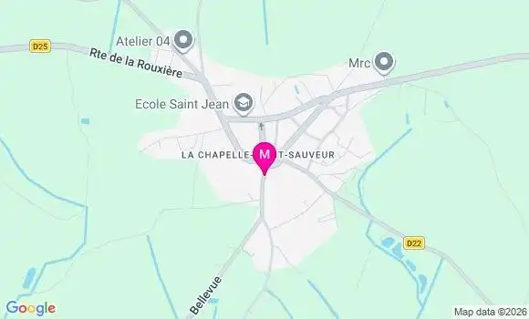 Localisation Le Saint Sauveur - 44370