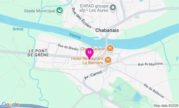 Localisation Chabanais - 16150