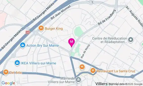 Localisation Villiers les Hautes Noues - 94350