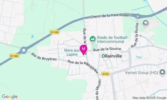 Localisation Ollainville - 91340