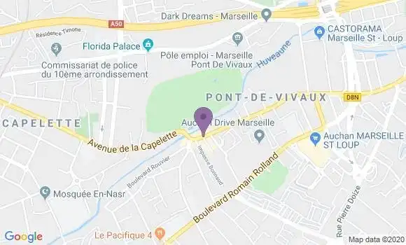 Localisation Marseille 10 - 13010