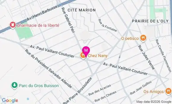 Localisation Vigneux sur Seine France - 91270