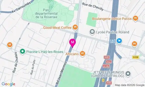 Localisation Chevilly Larue Mermoz - 94550