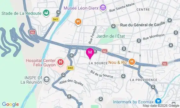 Localisation Saint Denis la Source - 97400