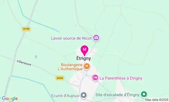 Localisation Etrigny - 71240